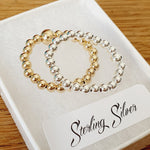 Sterling Silver & Gold Ring Stack