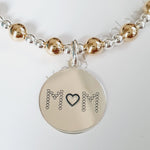 Silver & Gold Mum Bracelet