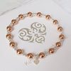 Chunky Rose Gold & Silver Mixed Bracelet