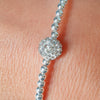 Sterling Silver Shamballa Bracelet