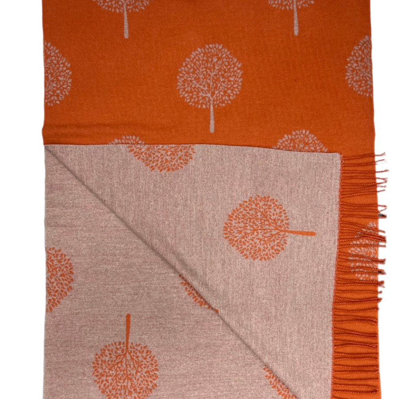 Cashmere Blend Tree Of Life Scarf