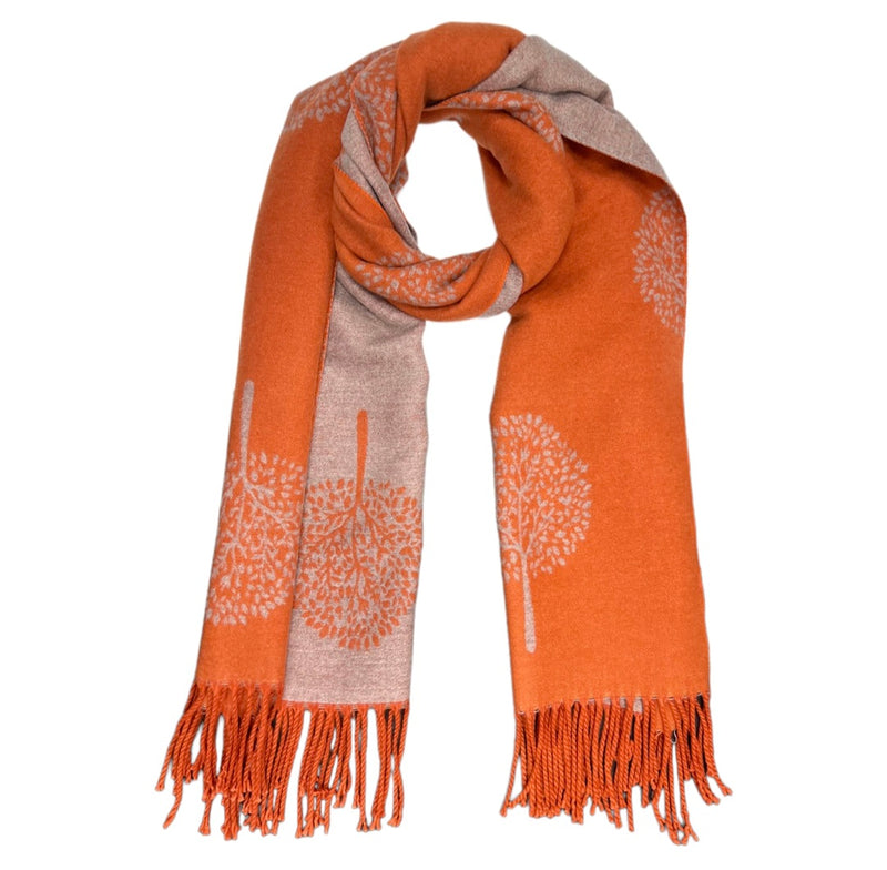 Cashmere Blend Tree Of Life Scarf