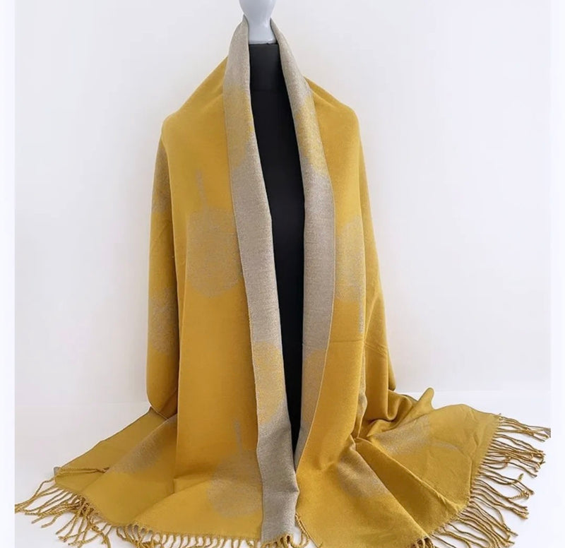 Cashmere Blend Tree Of Life Scarf