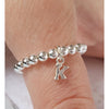 Personalised Initial Stretch Ring