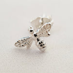 Sterling Silver Bee Stud Earrings