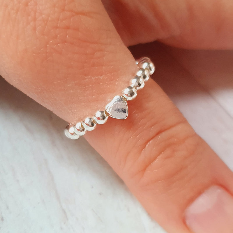 925 Silver Heart Ring