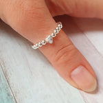 925 Silver Heart Ring