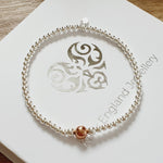 Silver & Rose Gold Bracelet