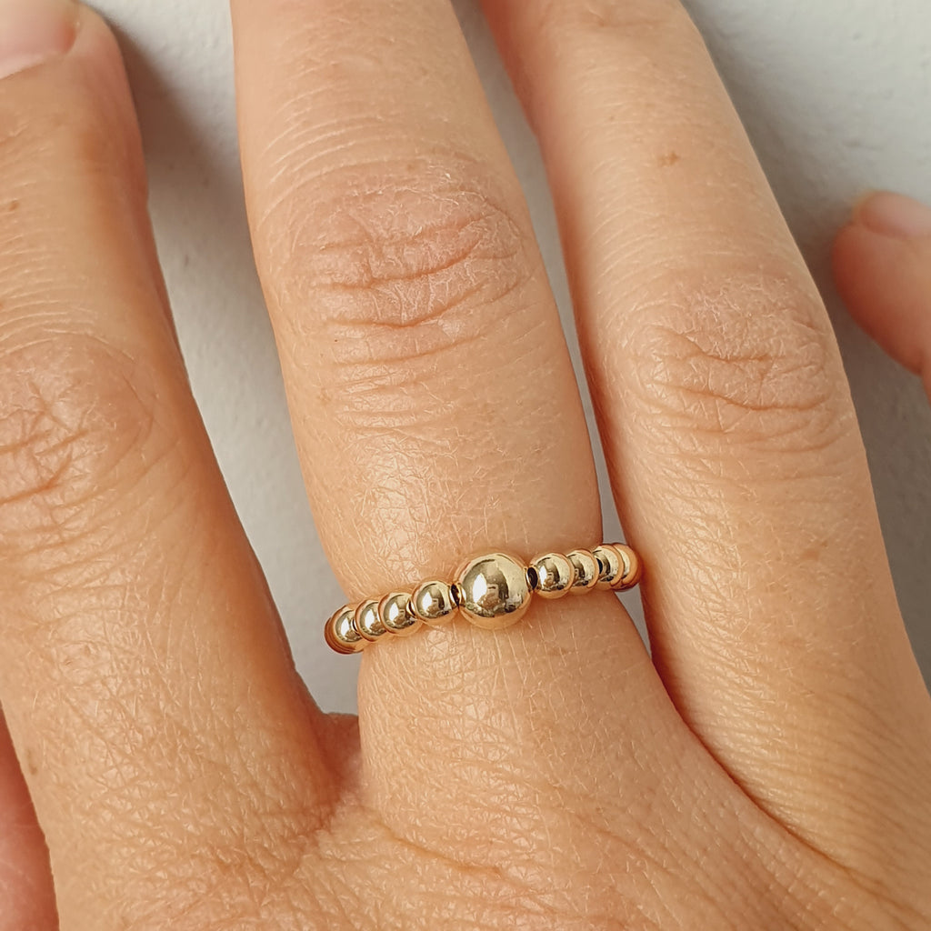 Gold Stretch Ring