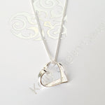 Floating Heart Necklace