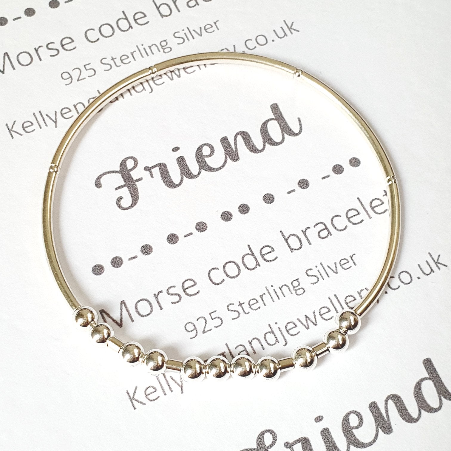 Sterling silver best friend on sale bracelets