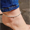 Chunky Silver Anklet