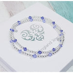 Tanzanite & Provence Lavender Bracelets